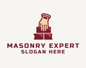 Brick Construction Mason logo design