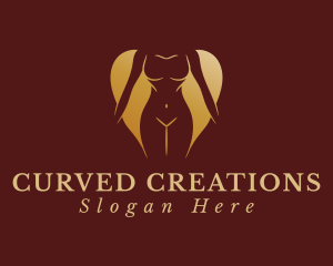 Woman Sexy Body logo design