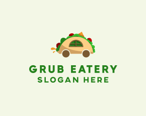 Taco Restaurant Cart logo design