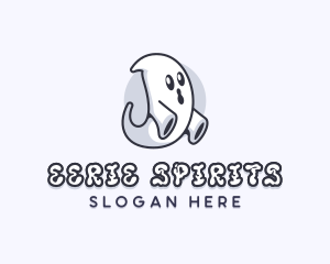 Ghost Spirit Halloween logo design