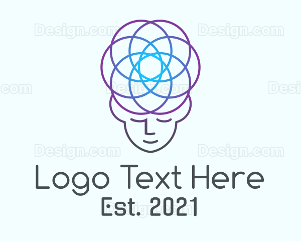 Monoline Neural Meditation Logo