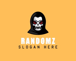 Grim Reaper Skull logo design