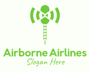 Green Helicopter Wifi  logo