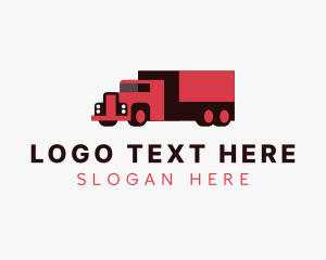 Cargo Shipping Truck logo