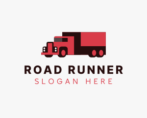 Cargo Shipping Truck logo design