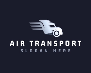 Truck Wing Logistics logo design