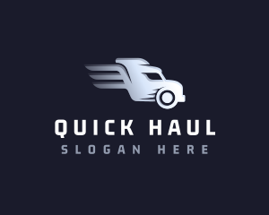 Truck Wing Logistics logo design