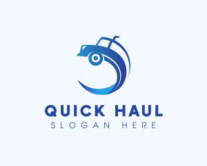 Truck Haulage Moving logo design