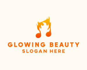 Blazing Flame Music Logo