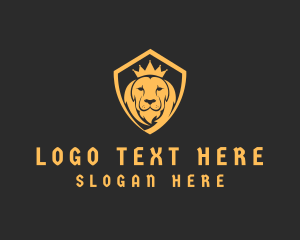 Lion Crown Shield logo