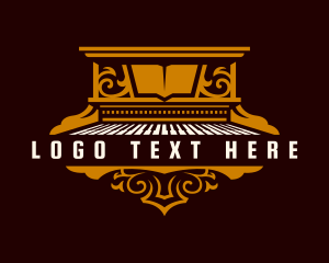 Piano Organ Instrument logo