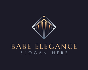 Elegant Pillar Construction logo design