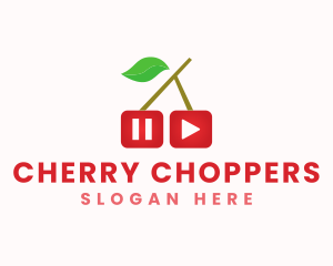 Cherry Media Player logo design