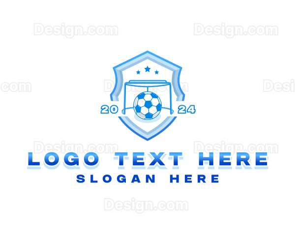 Soccer Ball Goalie Logo