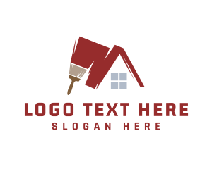 House Painting Brush logo