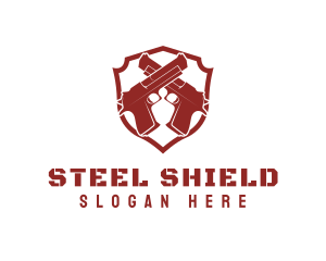 Gun Weapon Shield logo