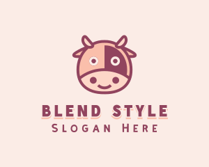 Cute Cow Dairy logo design