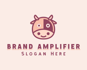 Cute Cow Dairy logo design