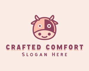 Cute Cow Dairy logo design