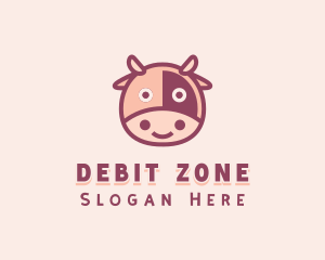 Cute Cow Dairy logo design