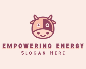 Cute Cow Dairy logo design