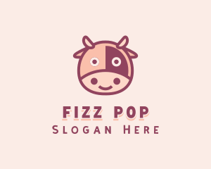 Cute Cow Dairy logo design