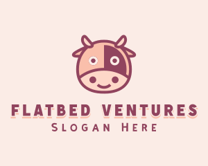 Cute Cow Dairy logo design