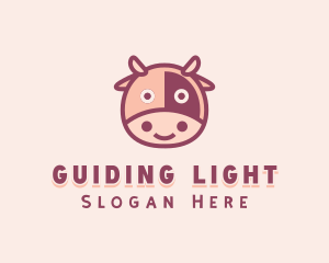 Cute Cow Dairy logo design