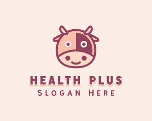 Cute Cow Dairy logo design