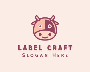 Cute Cow Dairy logo design