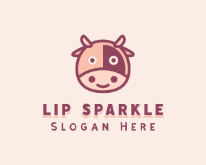 Cute Cow Dairy logo design