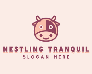 Cute Cow Dairy logo design