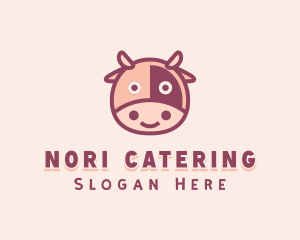 Cute Cow Dairy logo design