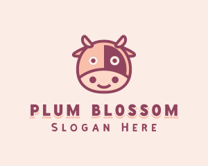 Cute Cow Dairy logo design