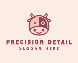 Cute Cow Dairy logo design