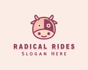 Cute Cow Dairy logo design