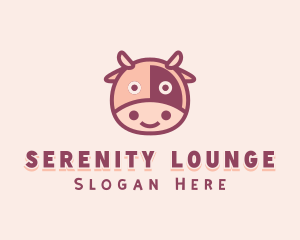 Cute Cow Dairy logo design