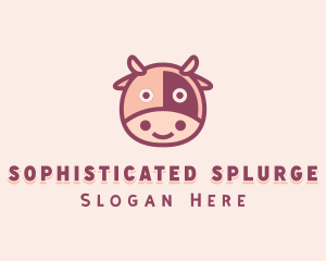 Cute Cow Dairy logo design