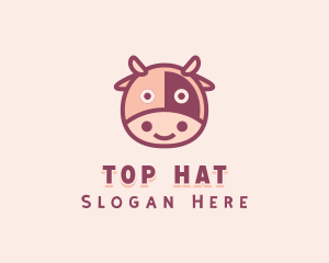 Cute Cow Dairy logo design