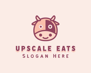 Cute Cow Dairy logo design