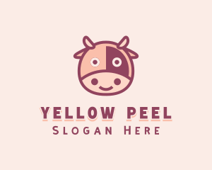 Cute Cow Dairy logo design