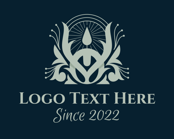 Decorative logo example 1