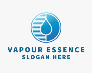 Water Droplet Lines  logo design