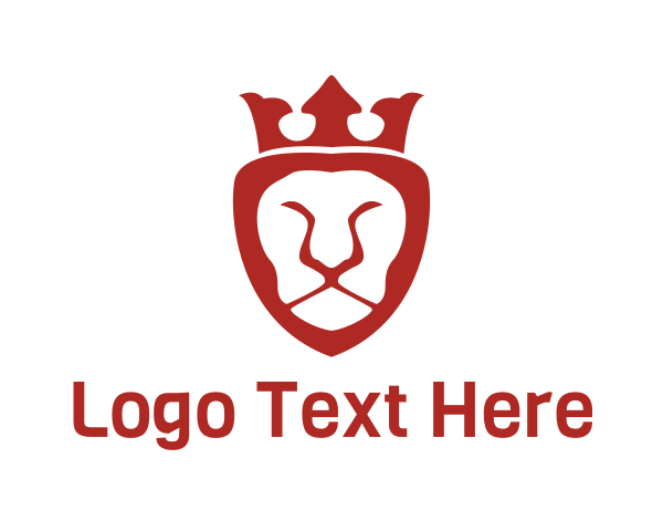 Red Lion logo example 4