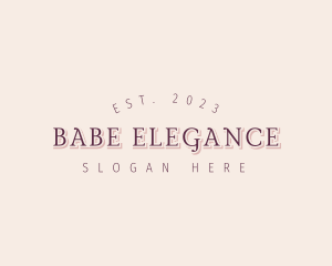 Feminine Elegant Business logo design