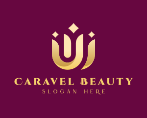 Beauty Luxury Crown logo design