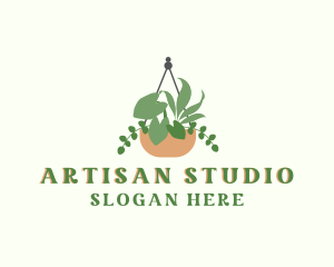 Hanging Garden Plant logo design