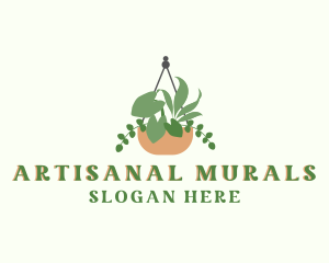 Hanging Garden Plant logo design