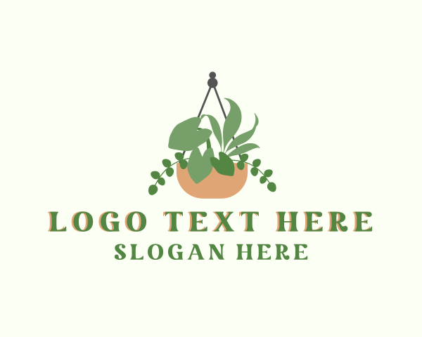 Hanging Garden Plant logo