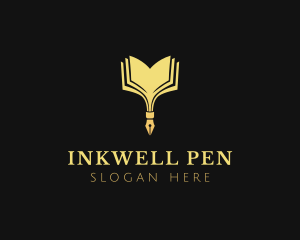 Writer Pen Book logo design